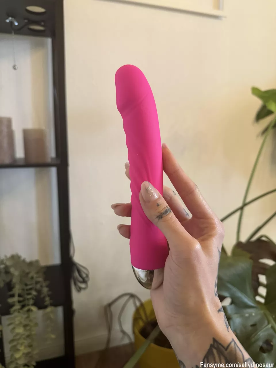 Benutzter Dildo