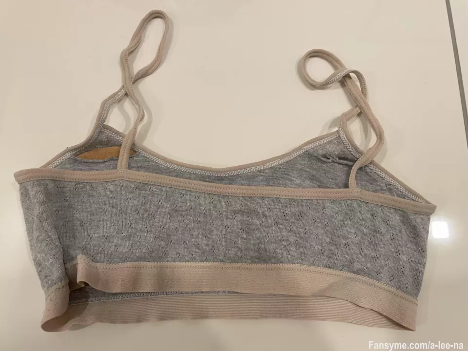 Grey Thin Strap Sports Bra / Bralette