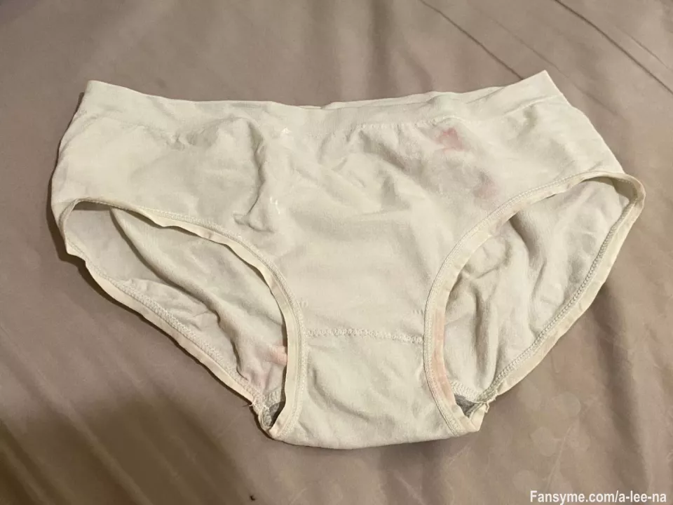 Light Blue Brief Panty Underwear (Slightly Discoloured by Colour Transfer)